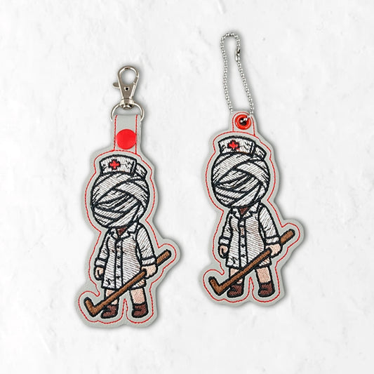 Nurse Snap Tab & Eyelet Fob