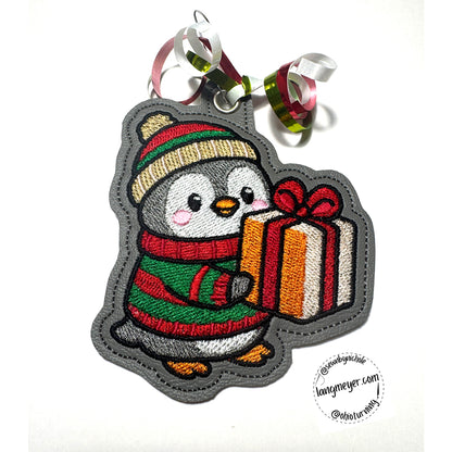 Penguin in a Sweater Ornament