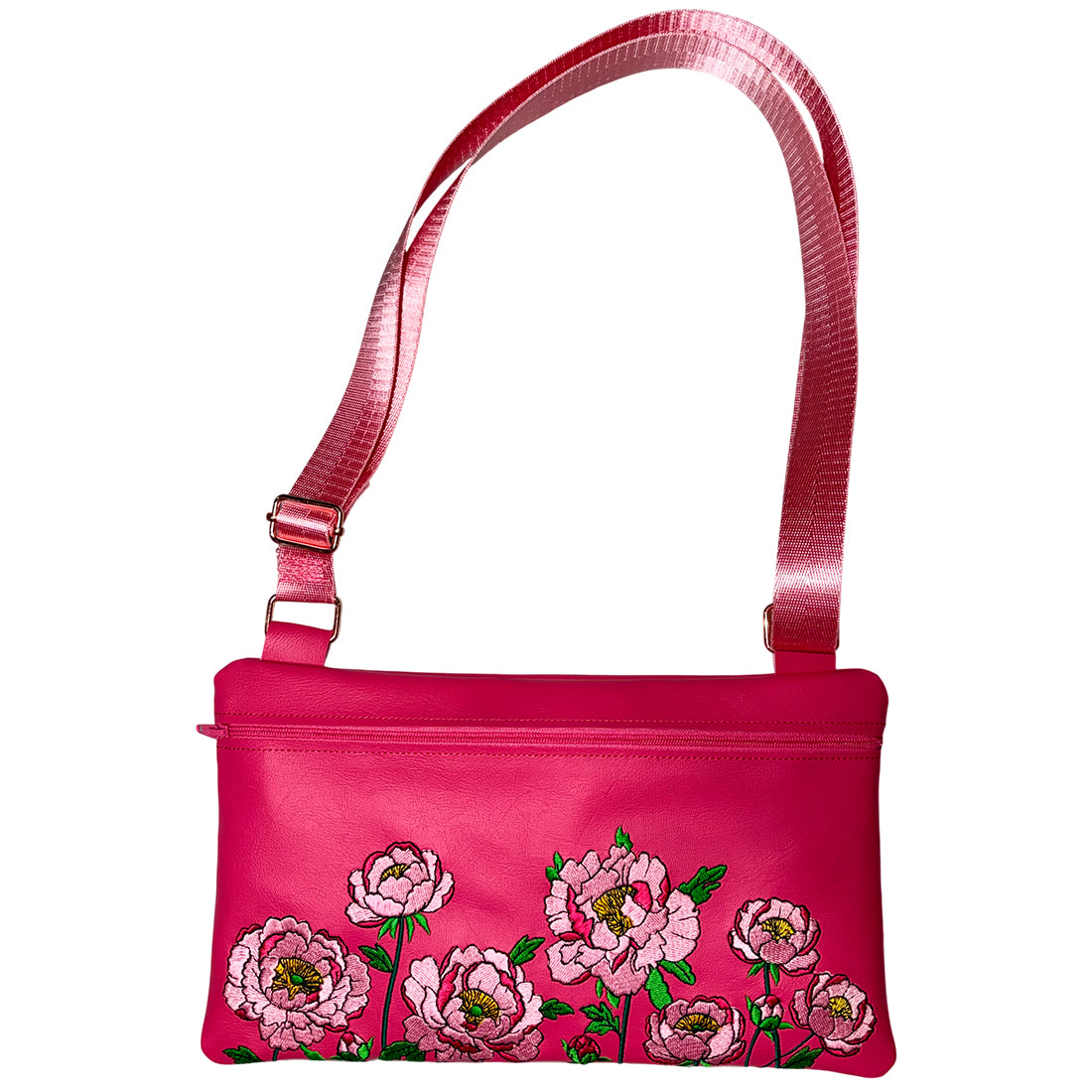 Peonies Zipper Bag