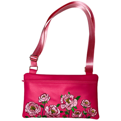 Peonies Zipper Bag