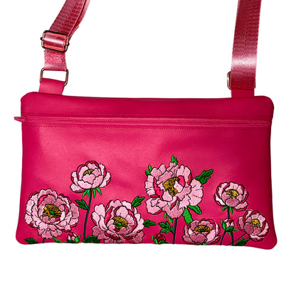 Peonies Zipper Bag