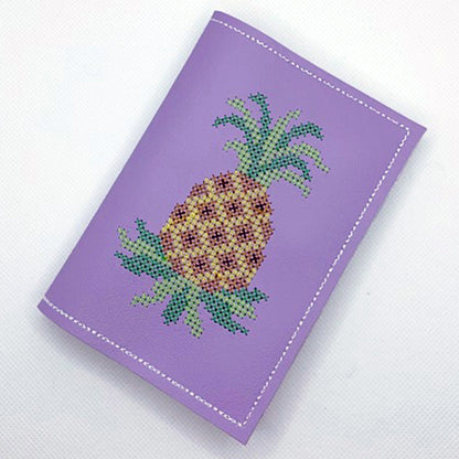 Pineapple Cross-Stitch Notebook Cover