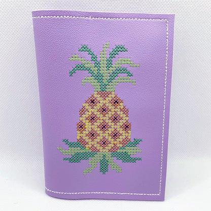 Pineapple Cross-Stitch Notebook Cover