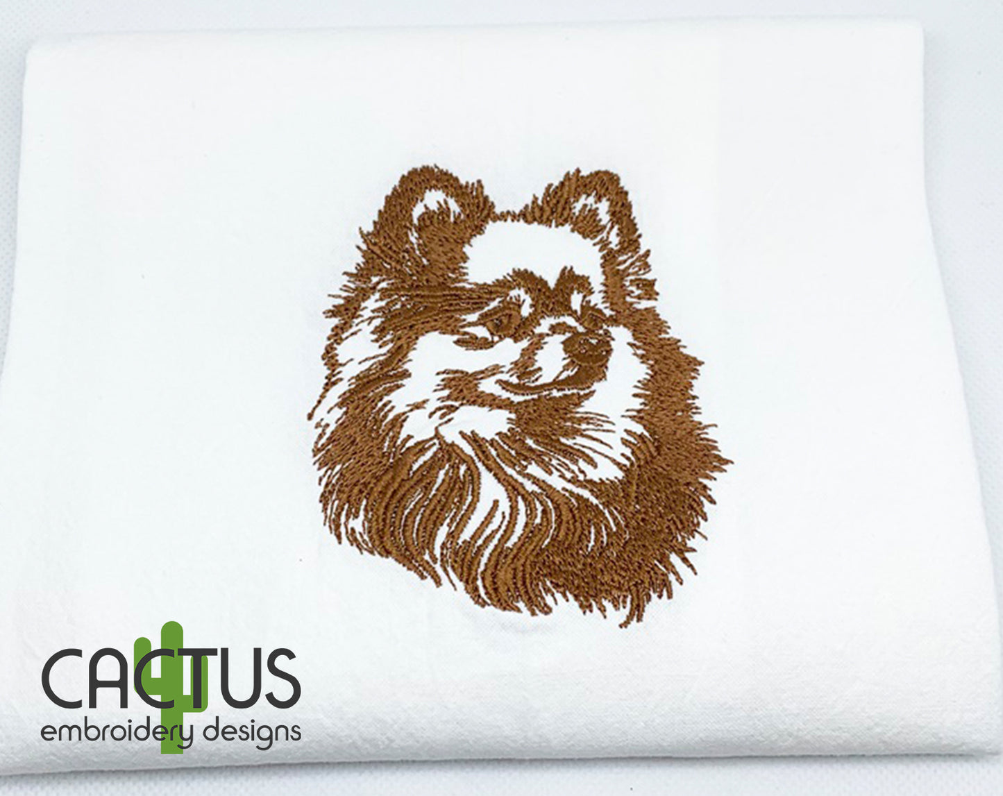 Pomeranian Embroidery Design