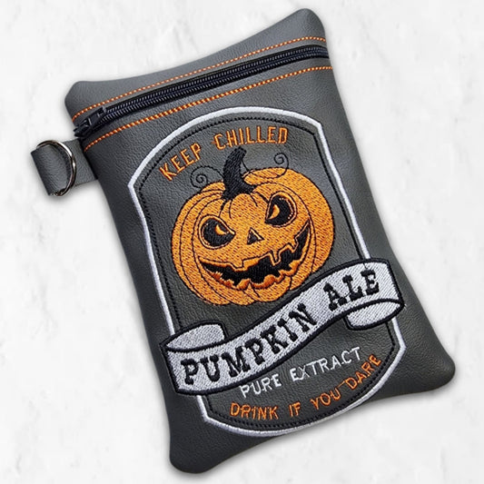 Pumpkin Ale Zipper Bag