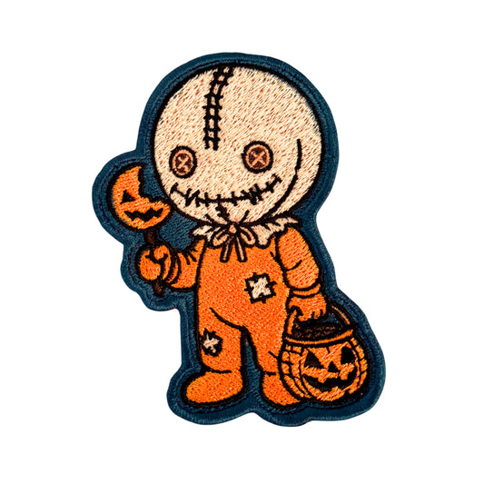 Sackhead Creature Patch - Halloween Embroidery Design