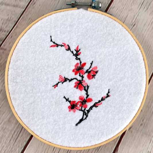 Sakura Embroidery Design