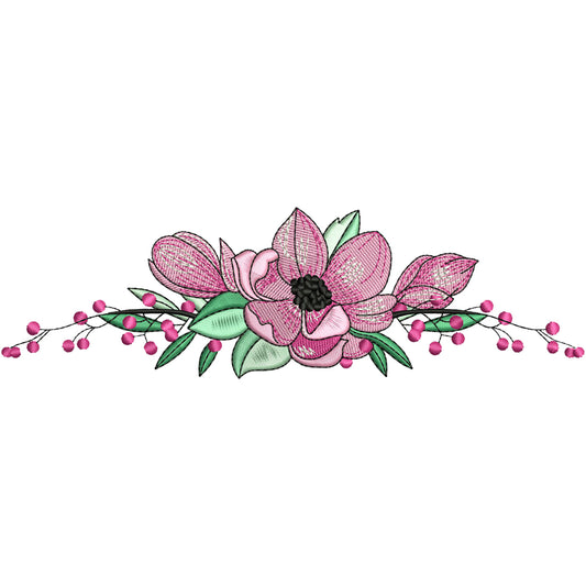 Sakura Blossom Embroidery Design