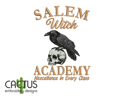 Salem Academy  Embroidery Design