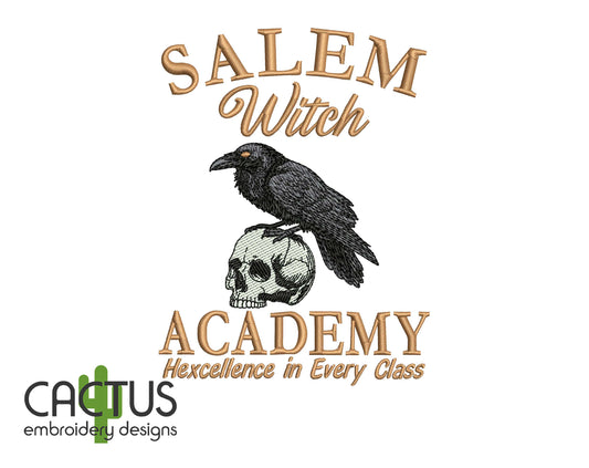 Salem Academy  Embroidery Design