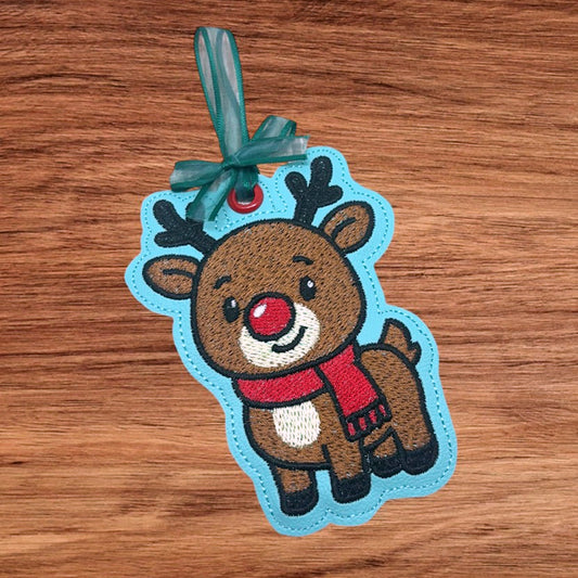 Santa's Deer Ornament