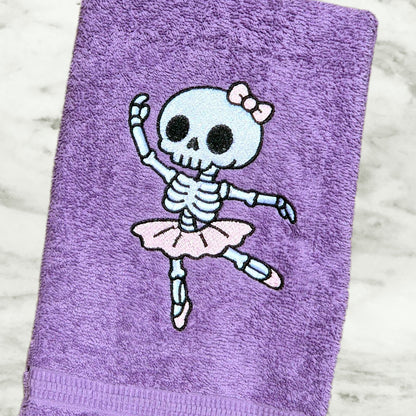 Skeleton Ballerina Embroidery Design