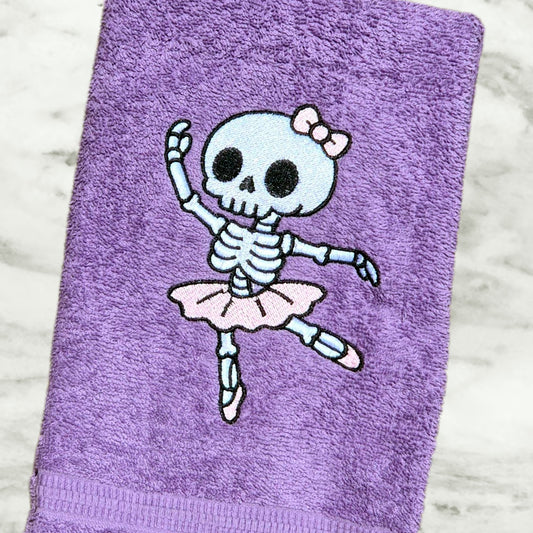 Skeleton Ballerina Embroidery Design