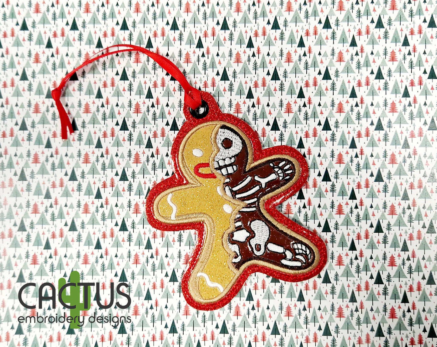 Skelly Gingerbread Ornament