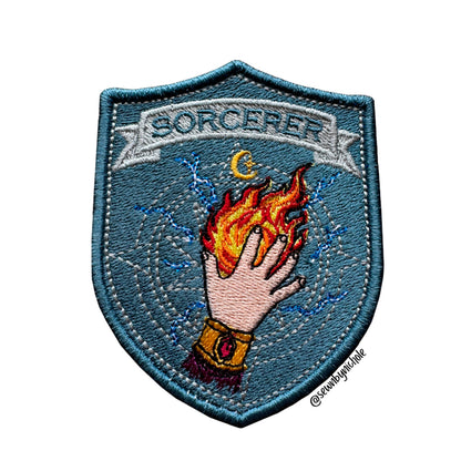 Sorcerer Patch Embroidery Design
