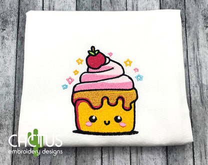 Sweet Cupcake Embroidery Design