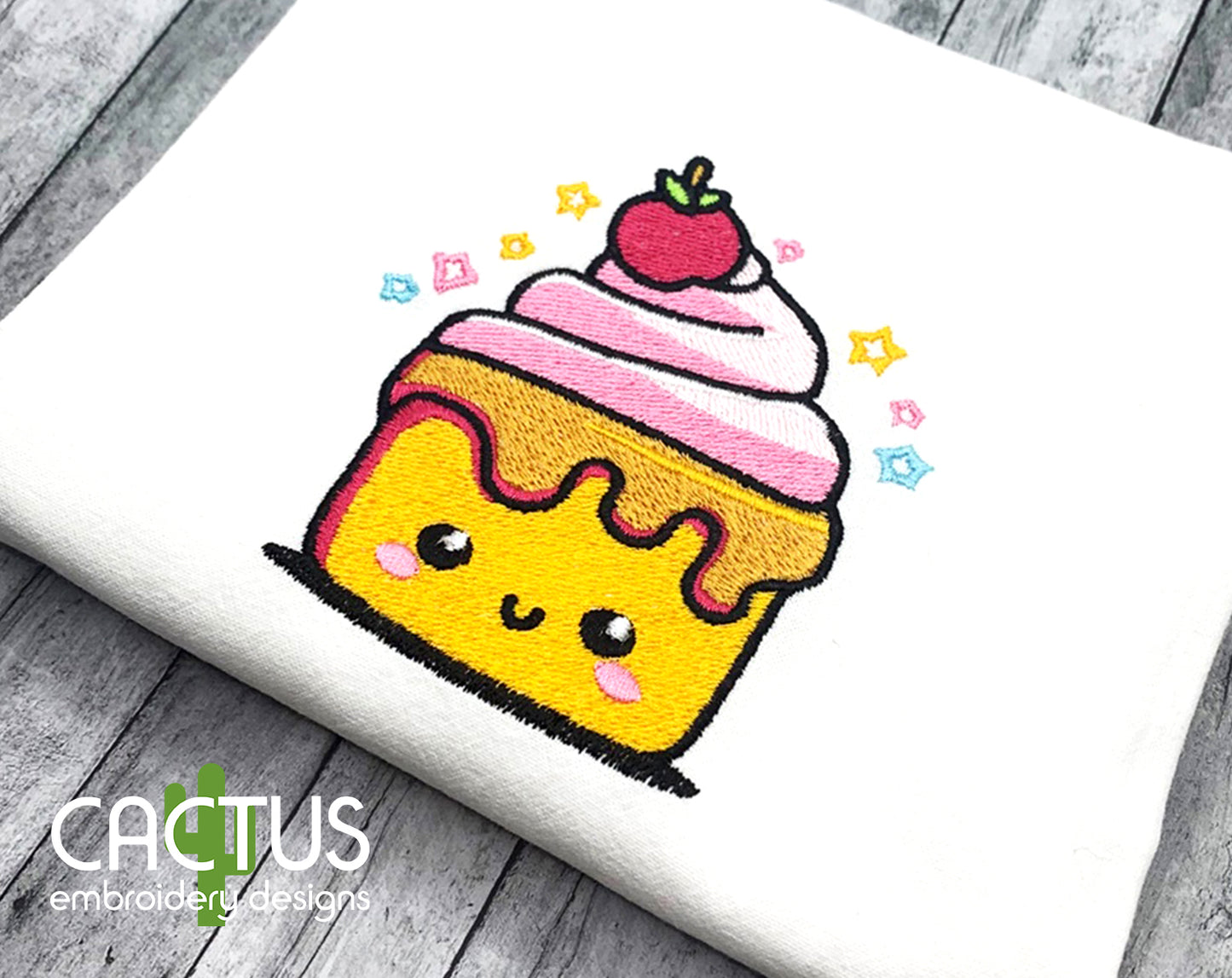 Sweet Cupcake Embroidery Design