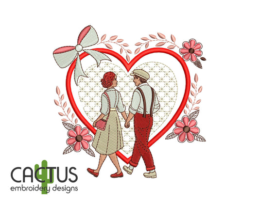 Sweethearts V4 Embroidery Design