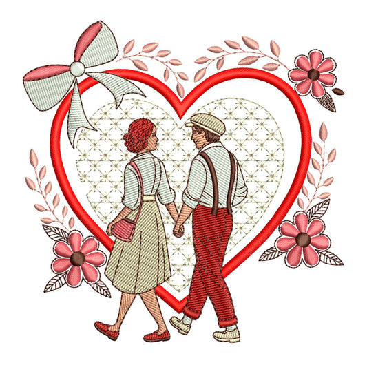 Sweethearts V4 Embroidery Design