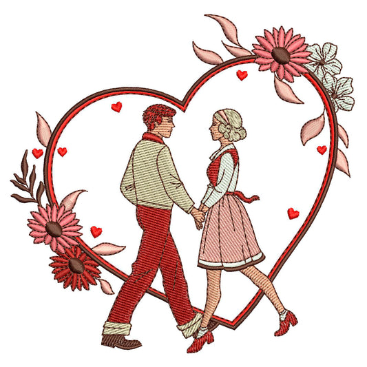 Sweethearts V5 Embroidery Design