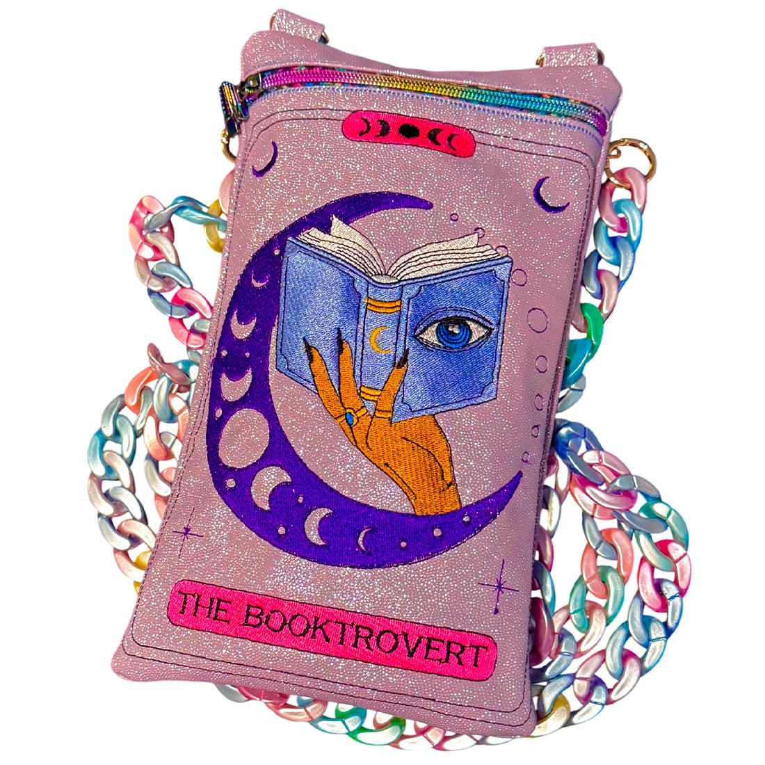 The Booktrovert Tarot Card Zipper Bag