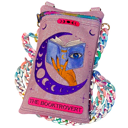 The Booktrovert Tarot Card Zipper Bag
