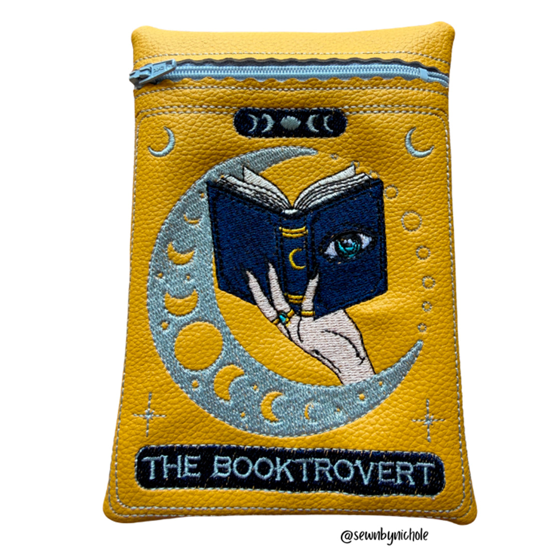 The Booktrovert Tarot Card Zipper Bag