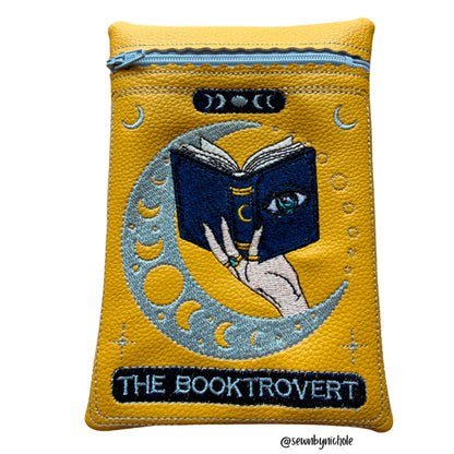 The Booktrovert Tarot Card Zipper Bag
