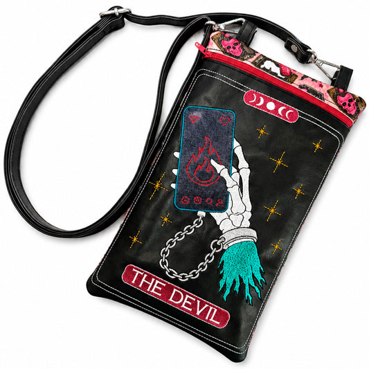 The Devil Tarot Card Zipper Bag