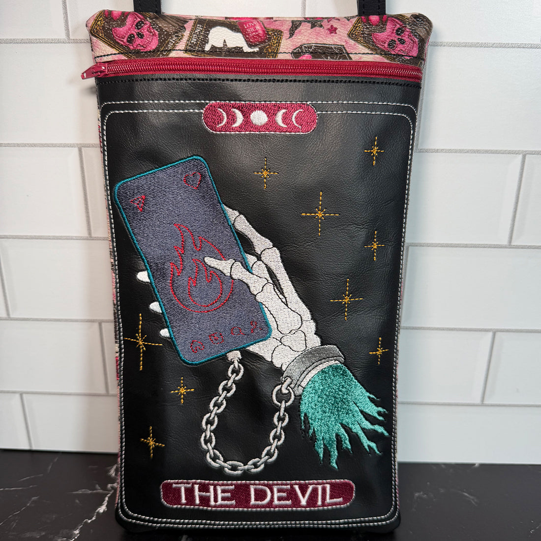 The Devil Tarot Card Zipper Bag
