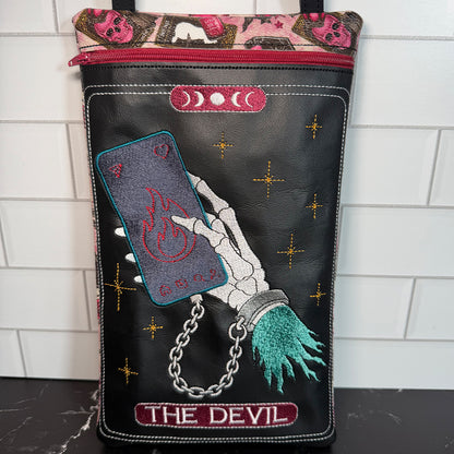 The Devil Tarot Card Zipper Bag
