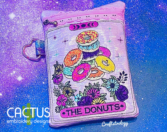 The Donuts Card Zipper Bag