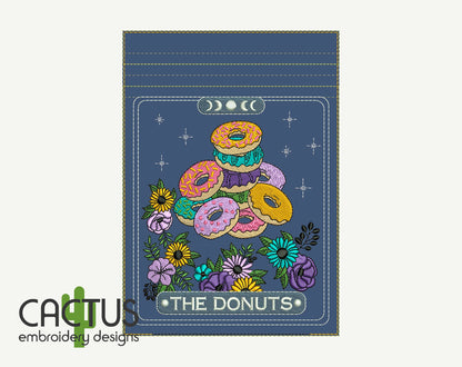 The Donuts Card Zipper Bag