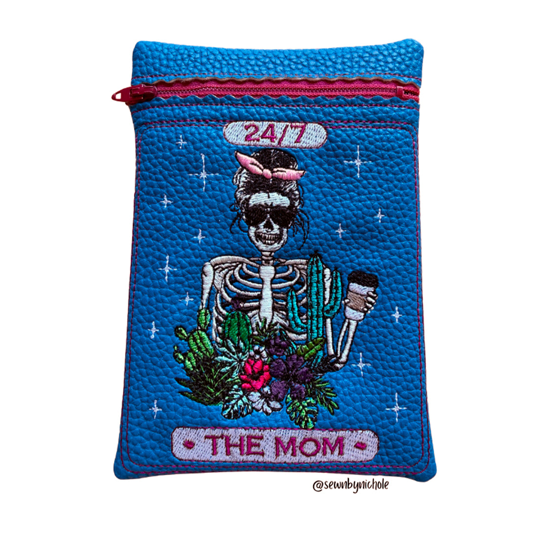 The Mom Coffee Cup Card Zipper Bag