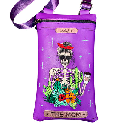 The Mom Coffee Cup Card Zipper Bag