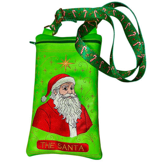 The Santa Card Zipper Bag