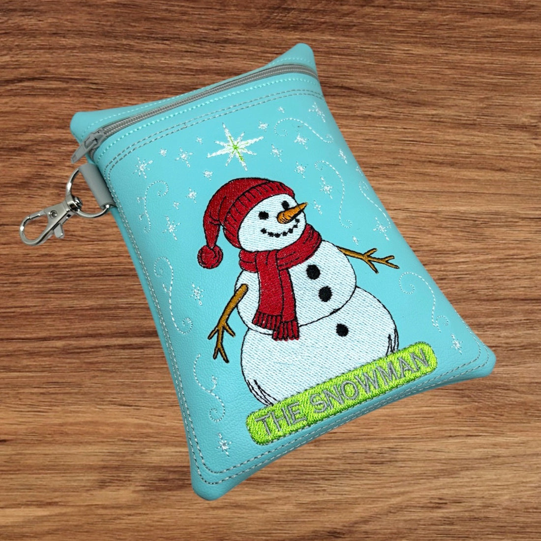 The Snowman Card Zipper Bag