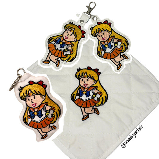 Vault Venus Bundle of Embroidery Design, Bag Tag & Plushie
