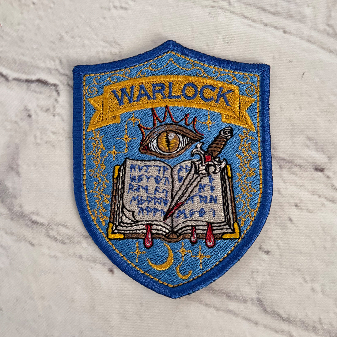 Warlock Patch Embroidery Design