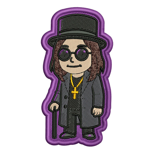 Gothic Silhouette Patch Embroidery Design