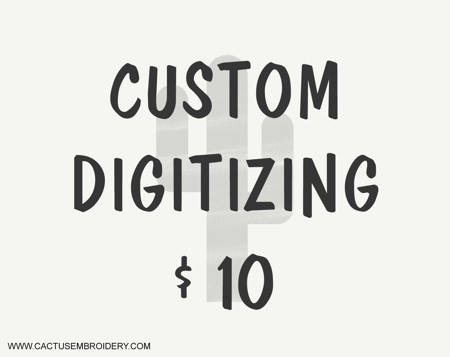 Custom Digitizing, Your logo digitized $10