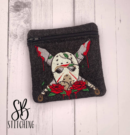 Hockey Mask Embroidery Design