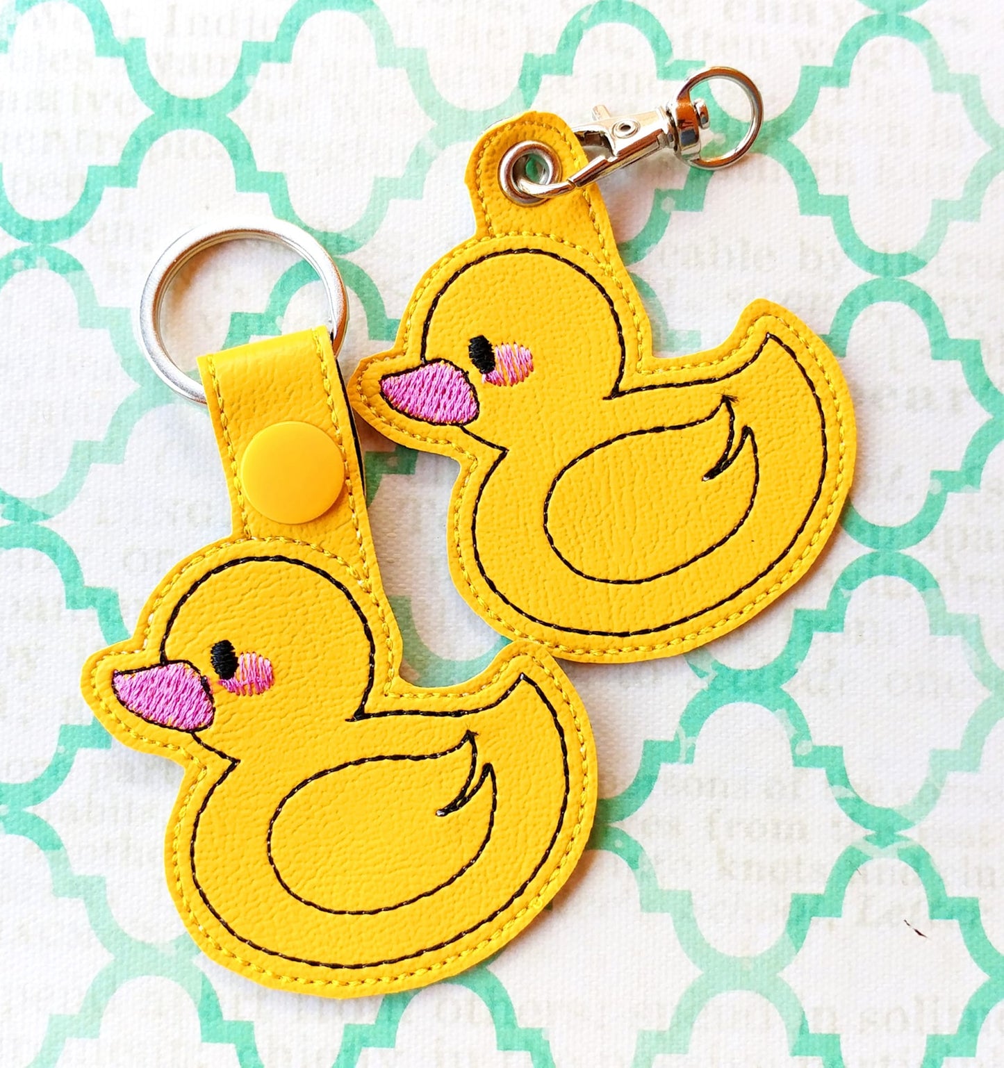 Duck Snap Tab & Eyelet Fob