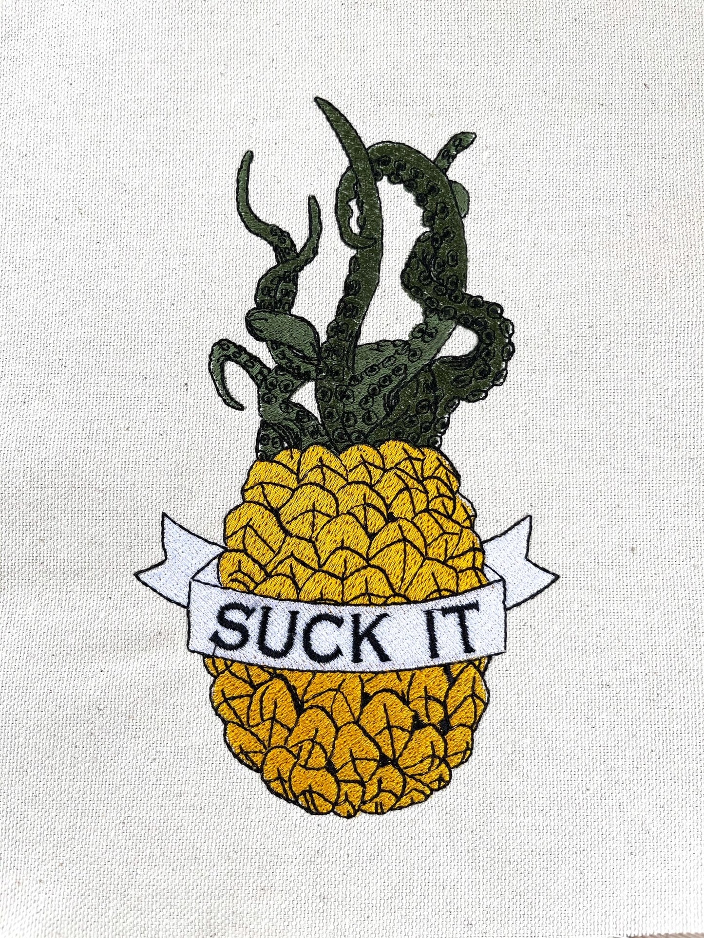 Suck It Embroidery Design