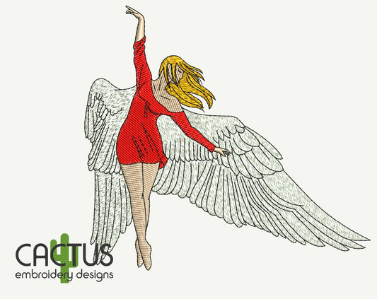 Angel Girl Embroidery Design