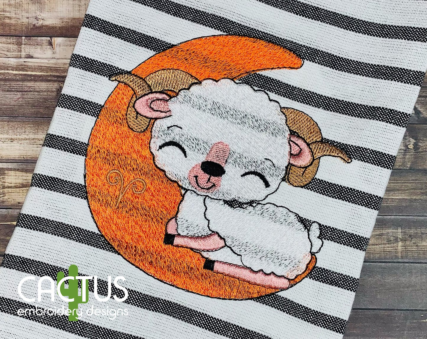 Aries Embroidery Design