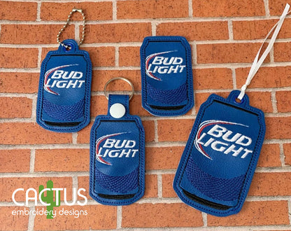BL Beer Set of Bookmark\Bag Tag, Eyelet Fob, Feltie, Snap Tab & Sanitizer Holder