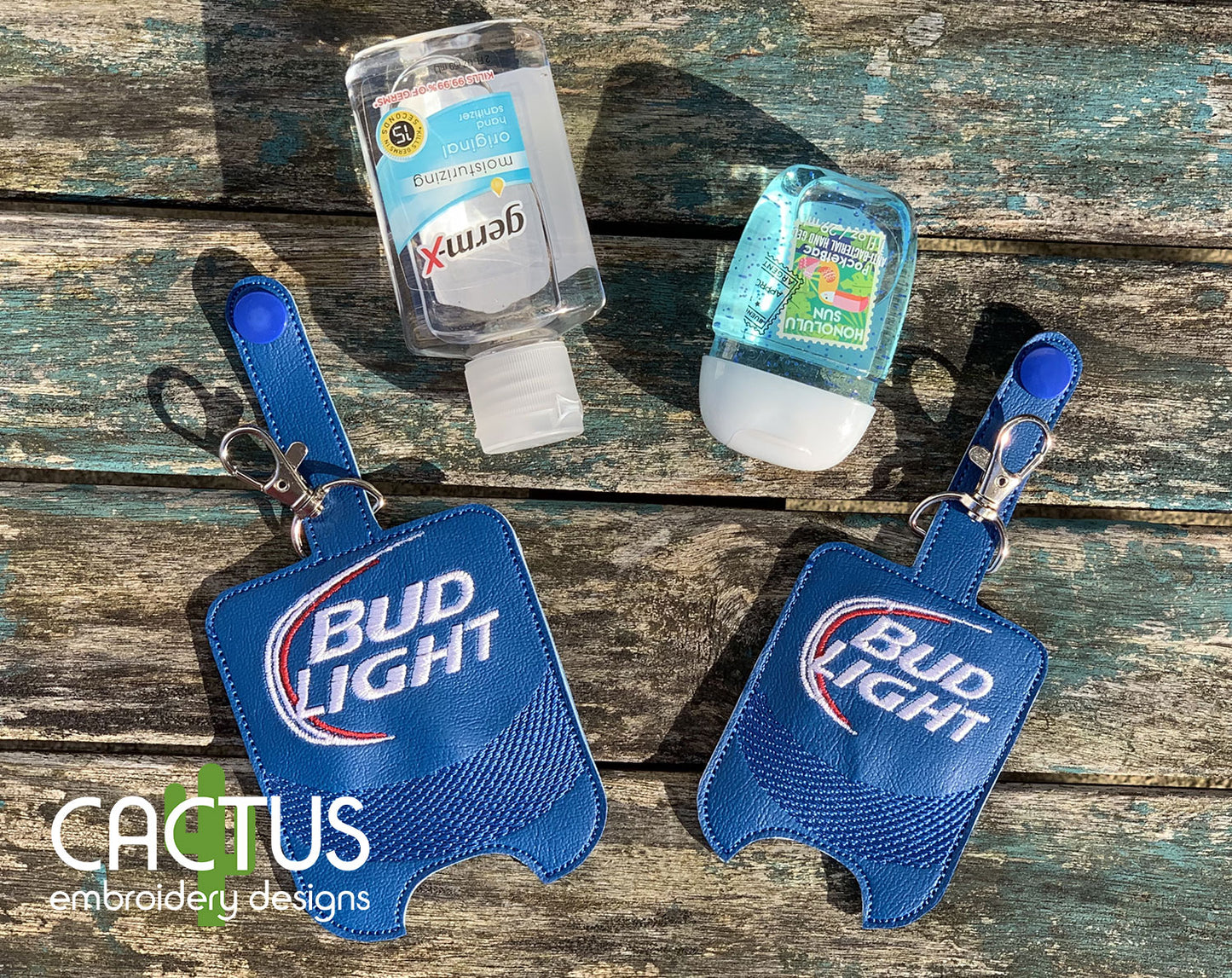 BL Beer Set of Bookmark\Bag Tag, Eyelet Fob, Feltie, Snap Tab & Sanitizer Holder