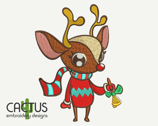 Baby Deer Embroidery Design