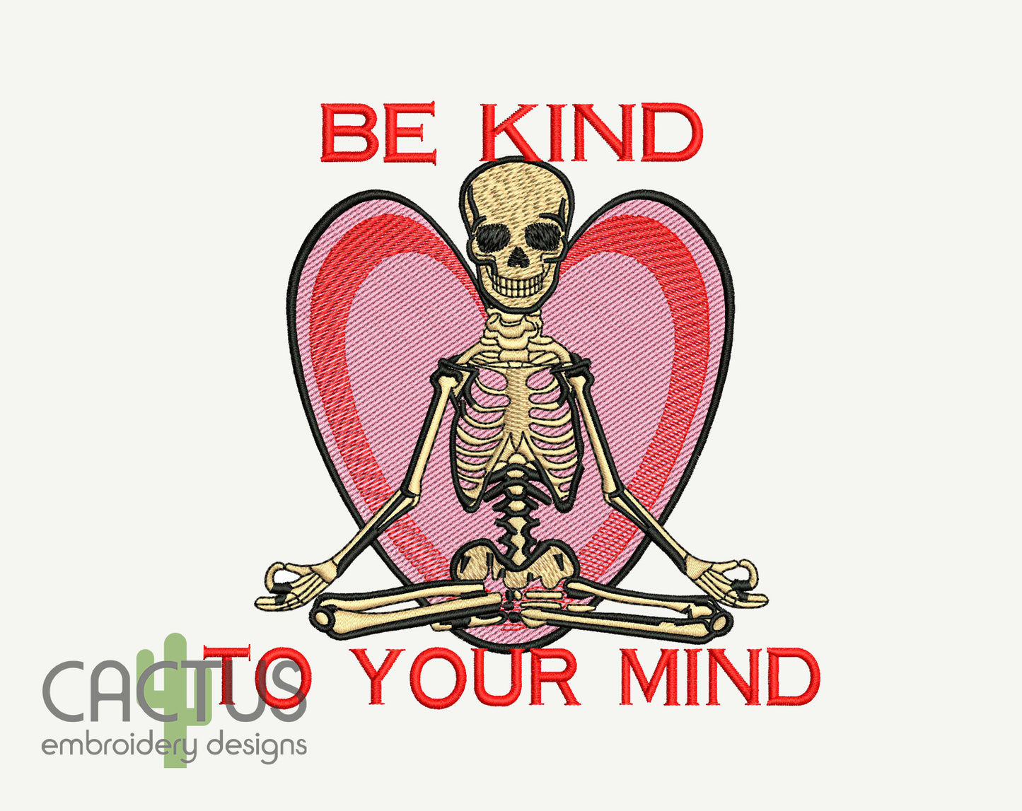 Be Kind Embroidery Design